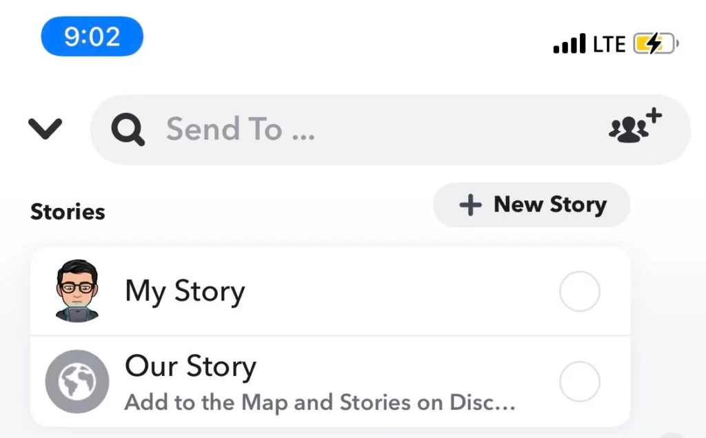 Snapchat Latest App For Getting Shortcuts Option